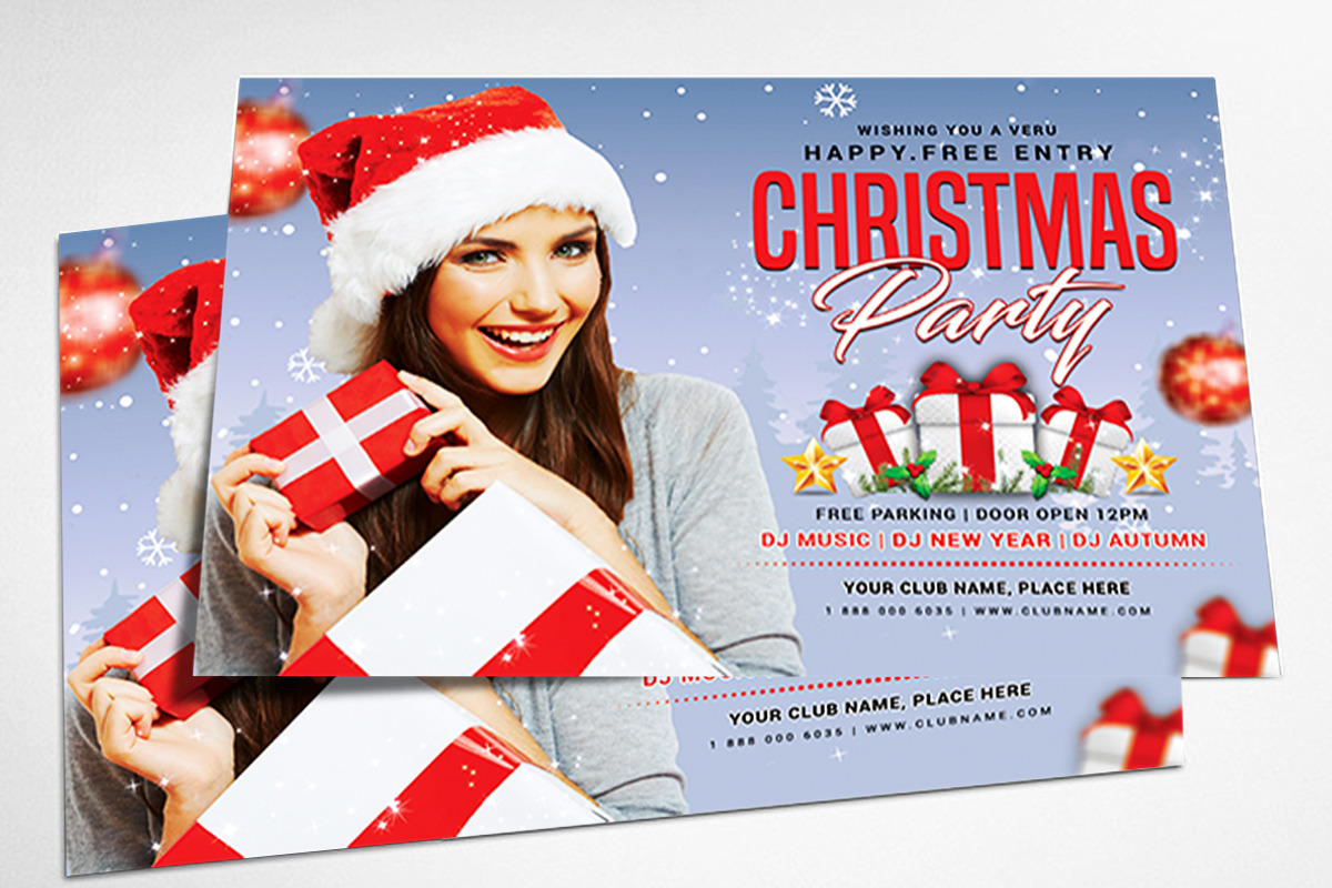 50-Christmas Flyers Bundle, a Flyer Template by AfzaalGraphics (Photo 42 of 49)