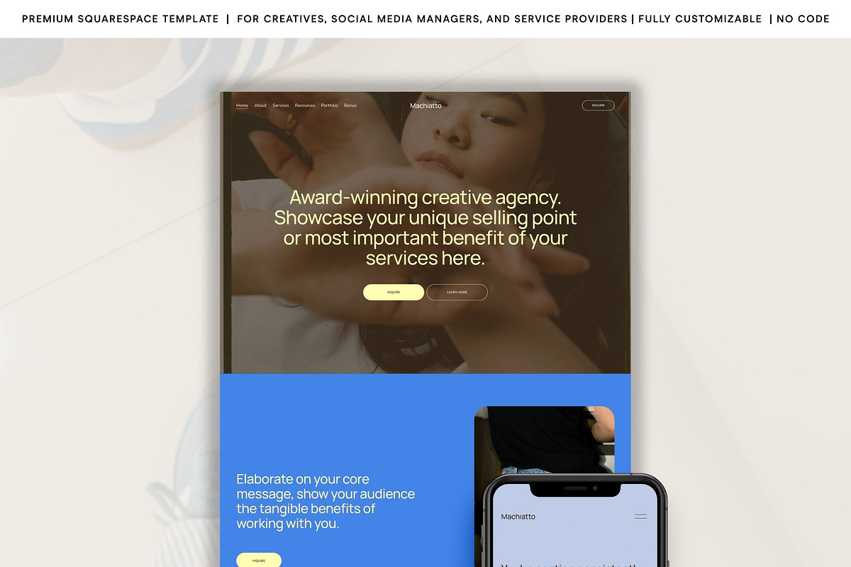 Squarespace Template Designer, a Templates & Theme by Lexi by Design Studio (Photo 1 of 8)