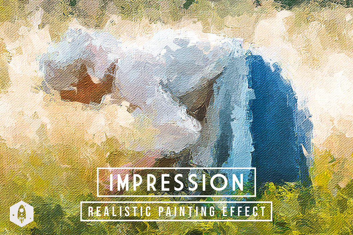 Impression Realistic Painting Effect, an Action Add-On by DesignRocket (Photo 1 of 7)