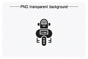 Smart Robot Avatars Set, a Solid Icon by Designfour (Thumbnail 4 of 7)