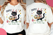 Faux Yarn Easter Funny Black Cat Png, an Illustration by OK Design (Thumbnail 4 of 6)