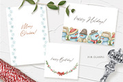 Watercolor festive winter clipart, an Illustration by OrangePeafowlArt (Thumbnail 10 of 11)
