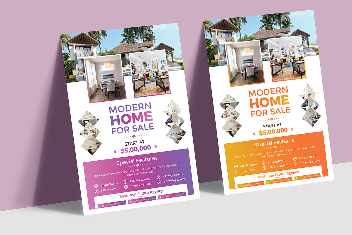 Real Estate Flyer Template, a Flyer Template by ARP Creation (Photo 3 of 4)
