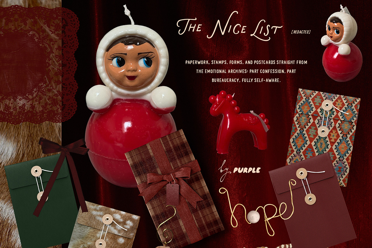 Mixed Media Christmas Collage Pack, an Object Graphic by Purple (Photo 5 of 12)