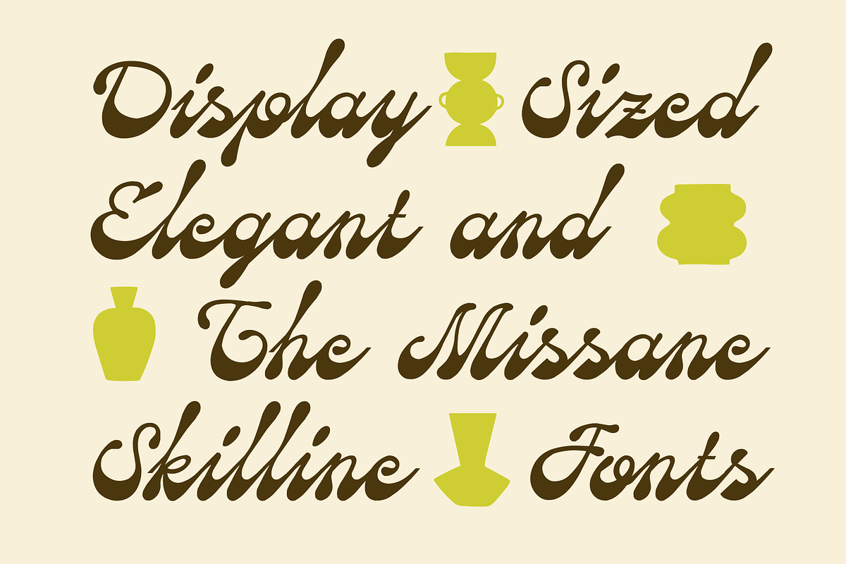 SFC Missane - Elegant Bold Script, a Script Font by Skilline Supply Co. (Photo 7 of 10)