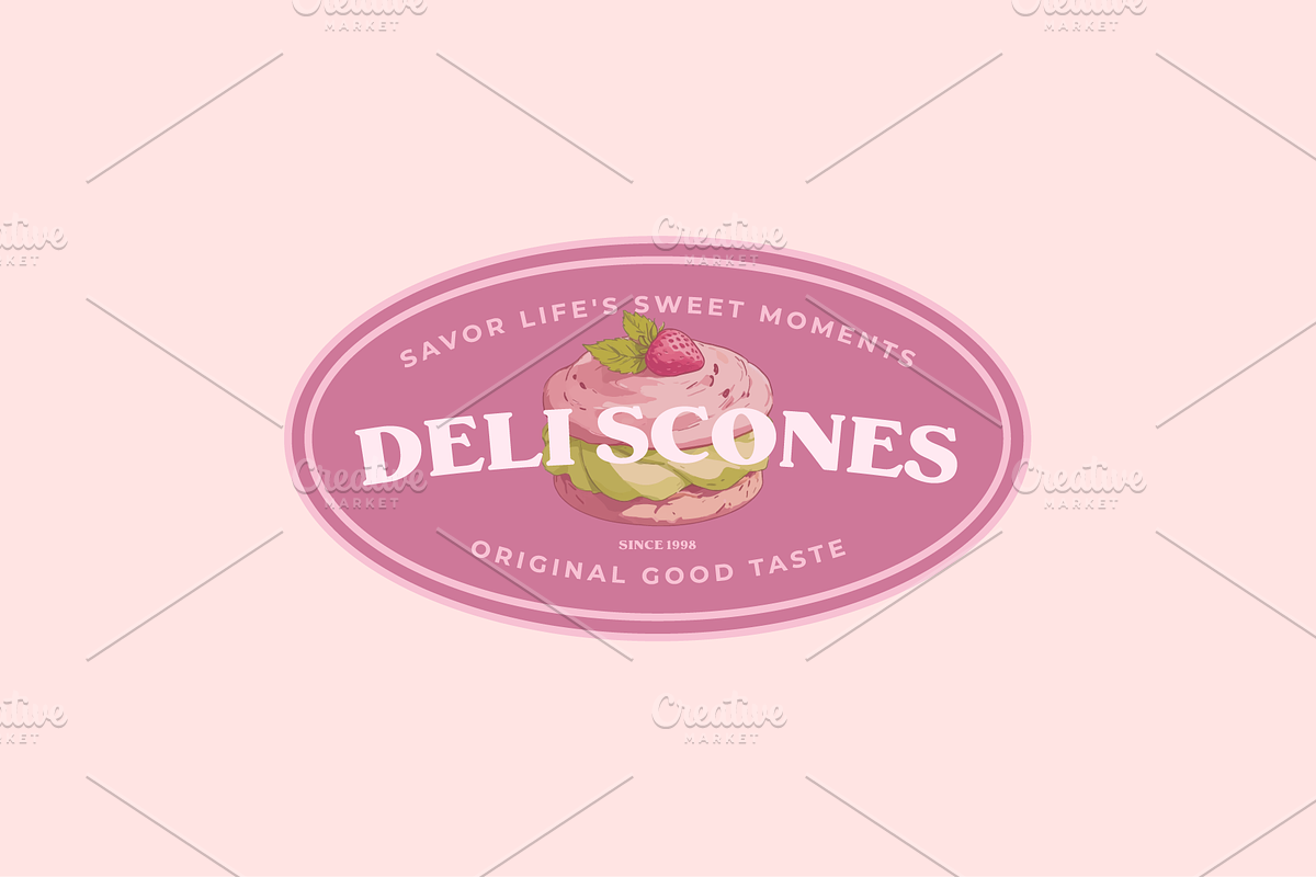 9 Retro Bakery Logo Templates, a Branding & Logo Template by MerdeneDesignStudio (Photo 6 of 10)