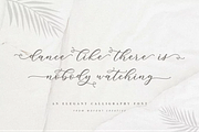 Nadia Script | Lovely Calligraphy, a Script Font by WDfont (Thumbnail 8 of 10)