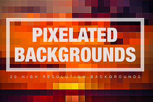20 Pixelated Backgrounds