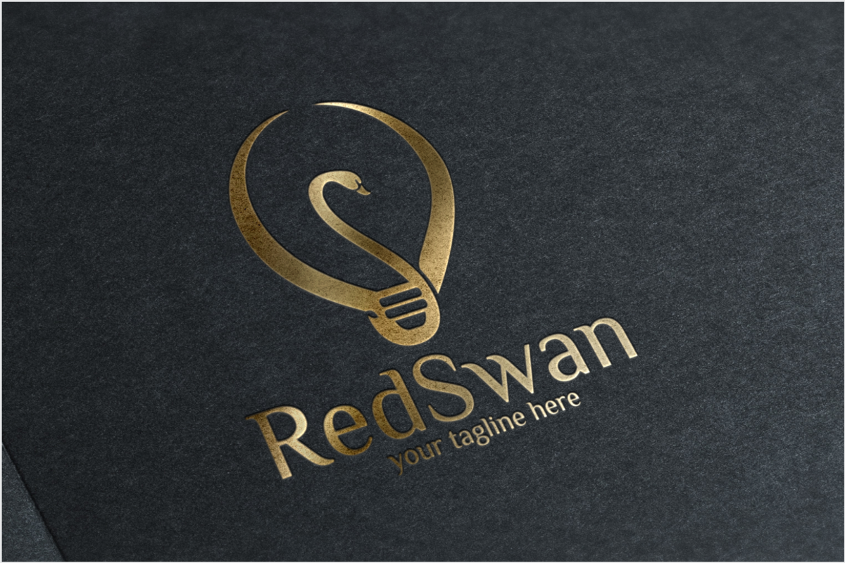 Red Swan / lamp - Logo, a Branding & Logo Template by Alfam17 (Photo 2 of 4)