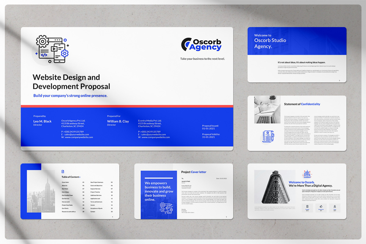 Proposal Presentation Template, a Presentation Template by StudioGraficso (Photo 8 of 11)