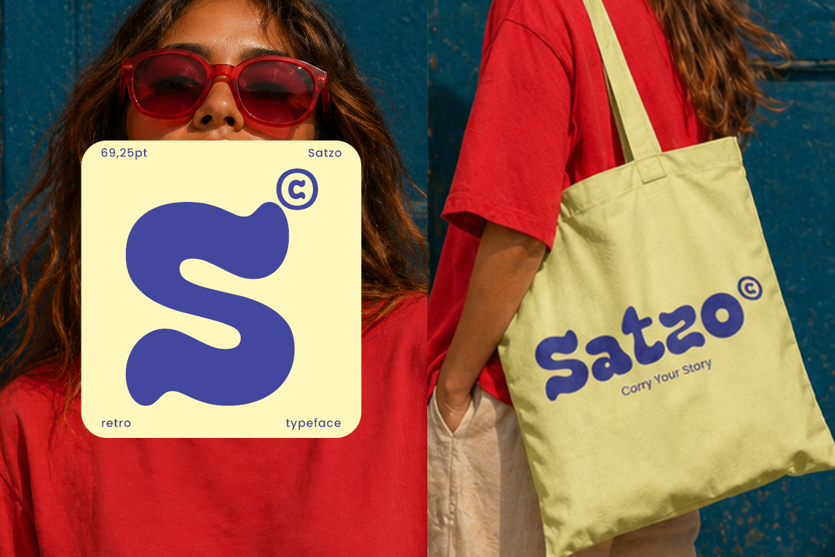 Satzo - Retro Groovy Font, a Serif Font by RagamKata (Photo 4 of 11)