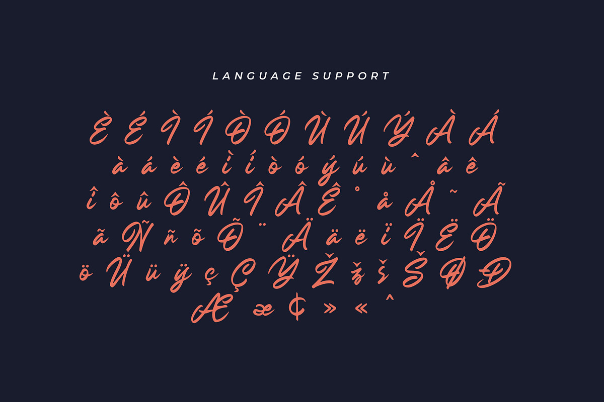 Shining On Brush Font, a Script Font by Rocket Template (Photo 6 of 14)