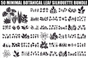 Minimal Botanical Leaf Silhouette Bu, an Illustration by Creativeshirt (Thumbnail 1 of 51)