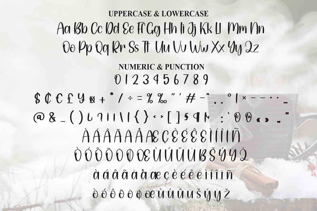 Winter Monday | Script Font, a Script Font by Scratchones (Photo 7 of 8)