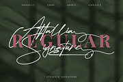 Attallia Signature Business Font, a Script Font by KennedyStudio (Thumbnail 2 of 11)