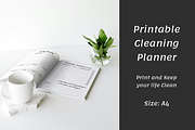 Editable Cleaning Planner Template, a Print Template by POC Digital (Thumbnail 4 of 6)