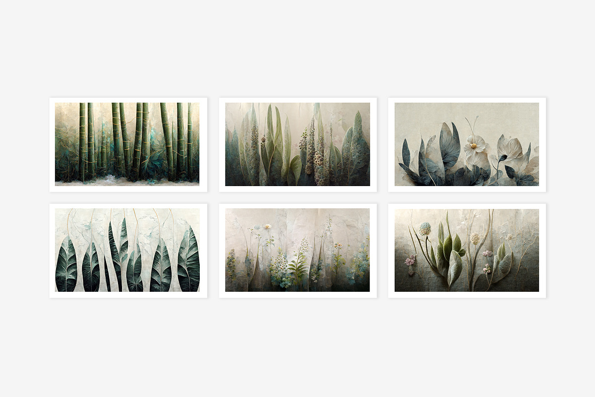 Lyba Collection · Botanical Wall, a Texture Illustration by milatovar (Photo 12 of 13)
