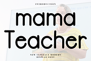 Mama Teacher, a Serif Font by InermediaSTUDIO (Thumbnail 1 of 7)