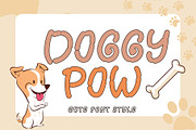 Doggy Pow, a Handwritten Font by Yoga Letter (Thumbnail 1 of 5)