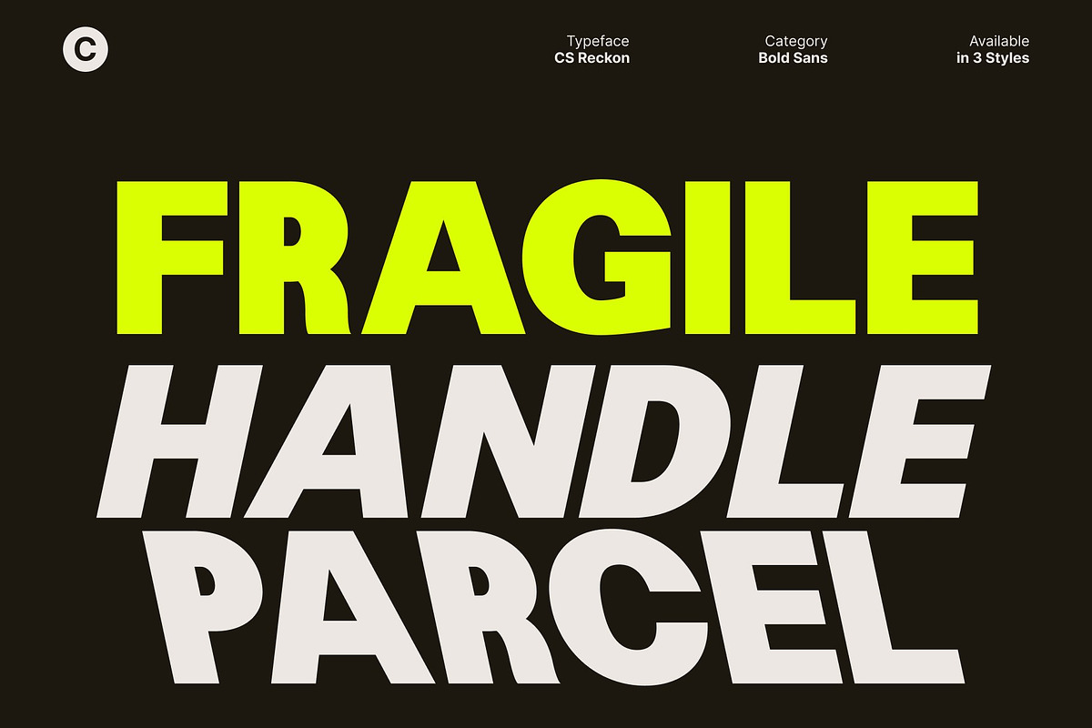 CS Reckon – Bold Sans Serif, a Sans Serif Font by Craft Supply Co. (Photo 2 of 8)