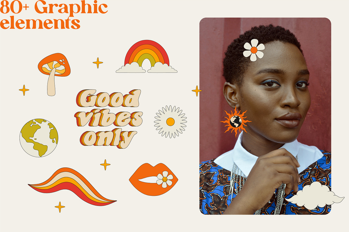 Good vibes | Graphics & patterns, an Illustration by by Margo (Photo 2 of 7)