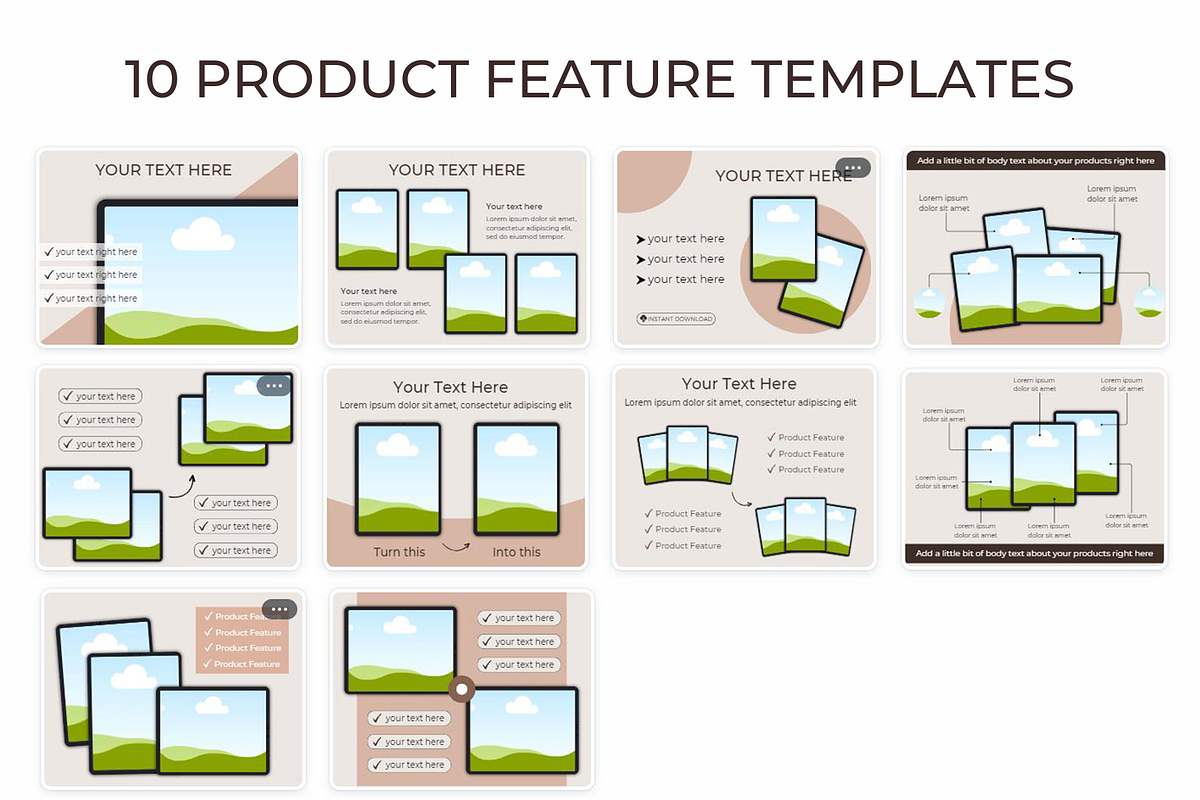 Digital Tablet Mockup Templates, an iPad Mockup by NoemieDesigns (Photo 4 of 5)