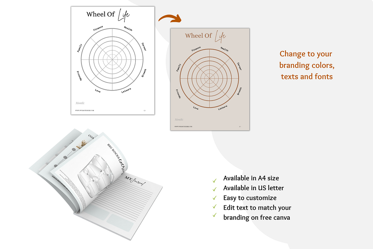 Done-for-you Workbook template canva, a Books & Magazine Mockup by Millennials Marketing (Photo 6 of 9)