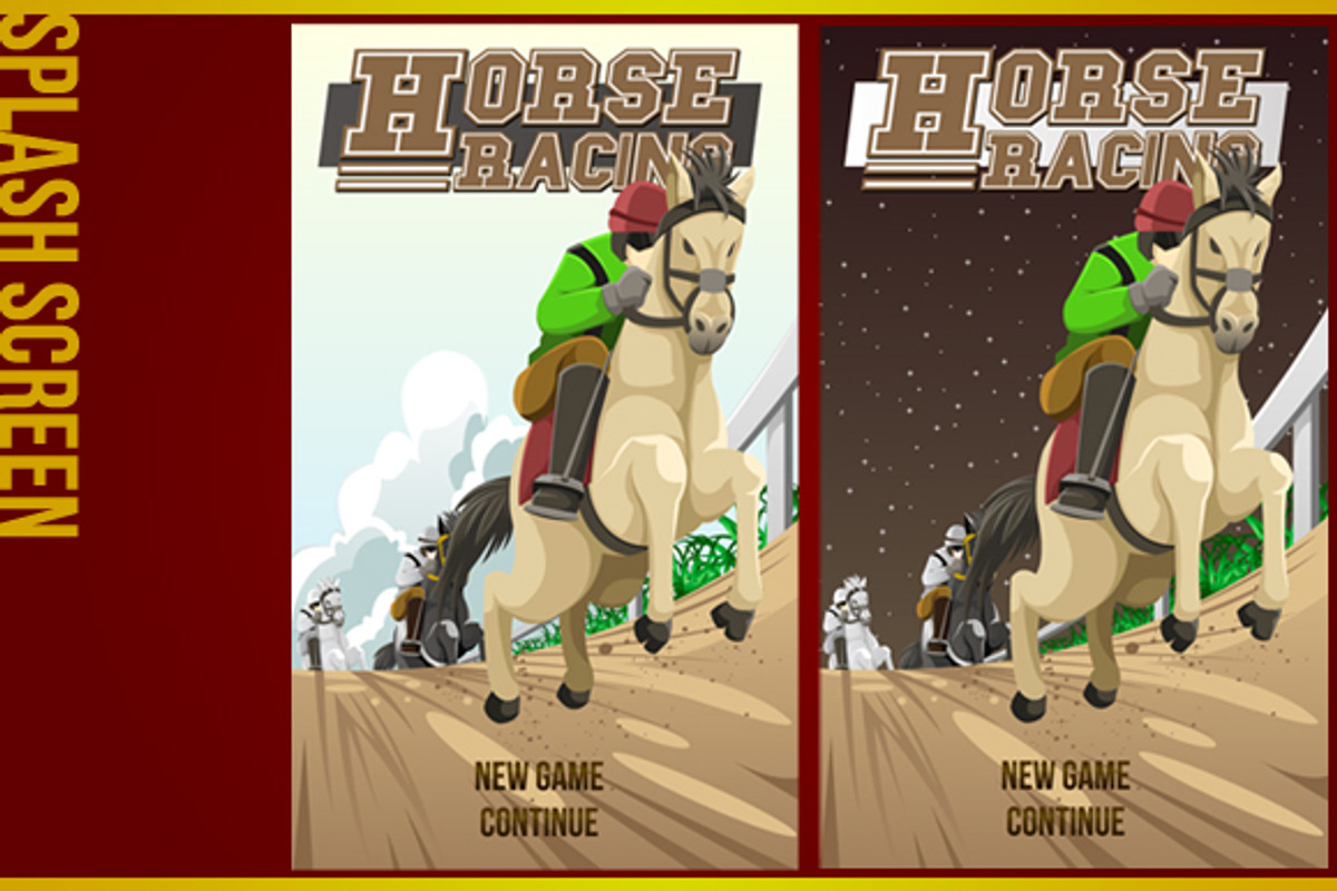 Horse Racing Game Assets, an Illustration by erkoudesign (Photo 2 of 18)