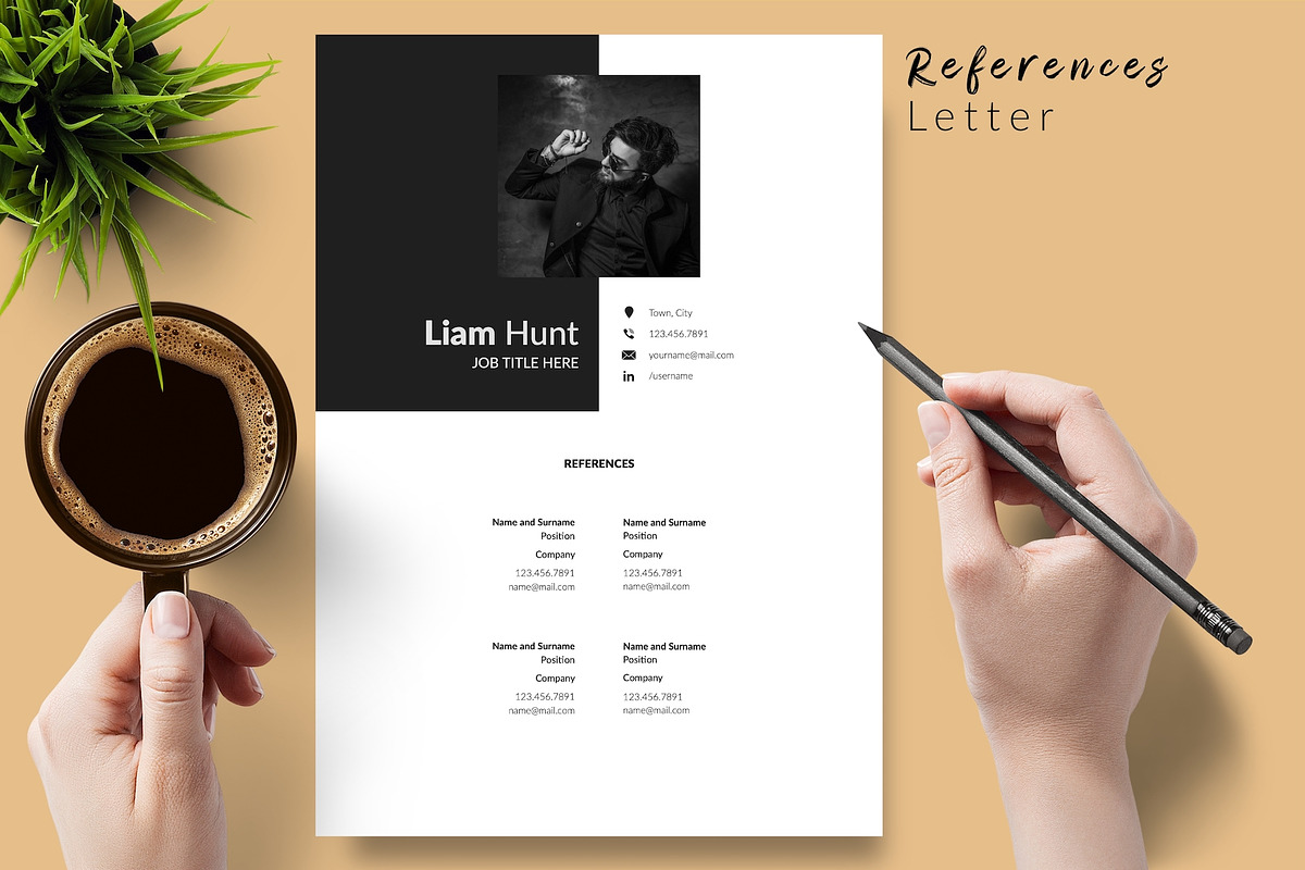 Modern Resume Design / CV - Liam, a Resume Template by Templates Design Co. (Photo 6 of 17)