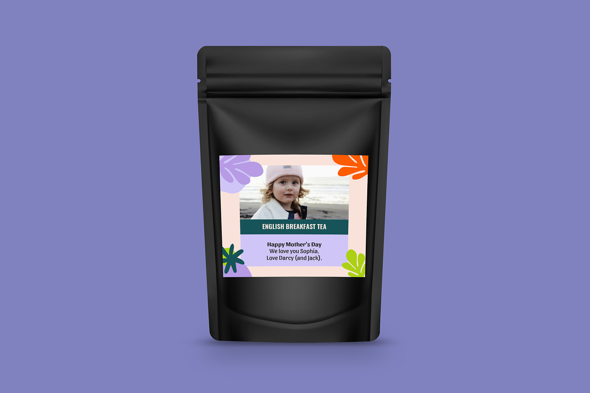Darcy Foil Pouch Labels, a Stationery Template by Mountain Folk Creative (Photo 1 of 4)