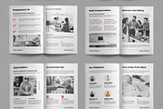 Hr Employee Handbook Design Layout, a Brochure Template by ContestDesign (Thumbnail 3 of 3)