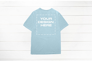 Chambray Comfort Colors Mockup Back