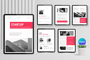 Minimal Canva Ebook Template, a Magazine Template by TheBrightGrap (Thumbnail 1 of 9)