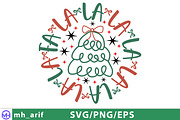 Christmas Fa La La La La La La La, a Graphic by mh_arif (Thumbnail 1 of 4)