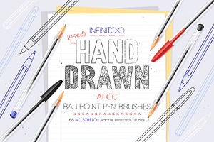 Infinito Ballpoint Pen Brushes, a Brush Add-On by Side Project