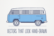 Hand-Drawn Illustrator Brush Set, a Brush Add-On by Hogwash Studio (Thumbnail 3 of 5)