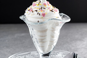 Whipped Cream Delight with Sprinkles, a Food & Drink Photo by etorres69