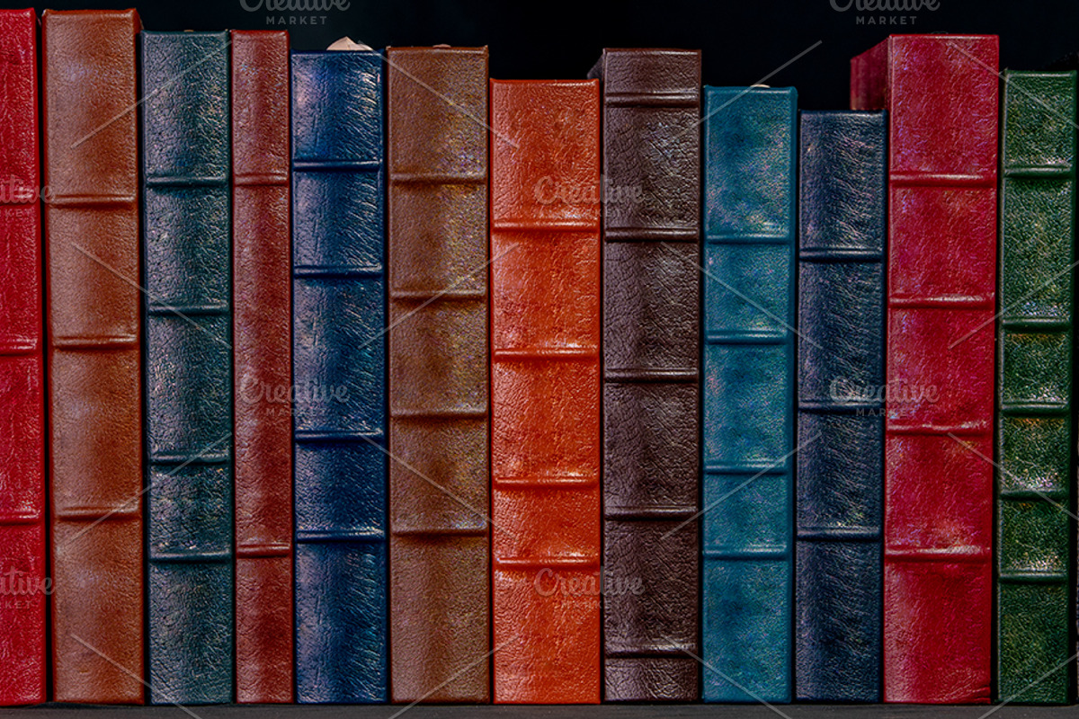 Leather Bound Books Gold Embossed, an Arts & Entertainment Photo by PageLightStudios (Photo 3 of 3)