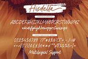 Hisdella - A Handwritten Font, a Handwritten Font by ianmikraz (Thumbnail 6 of 7)