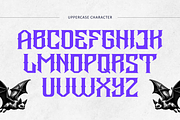 Blackletter Logo Serif - Metal Mesar, a Blackletter Font by Illushvara Design (Thumbnail 6 of 12)
