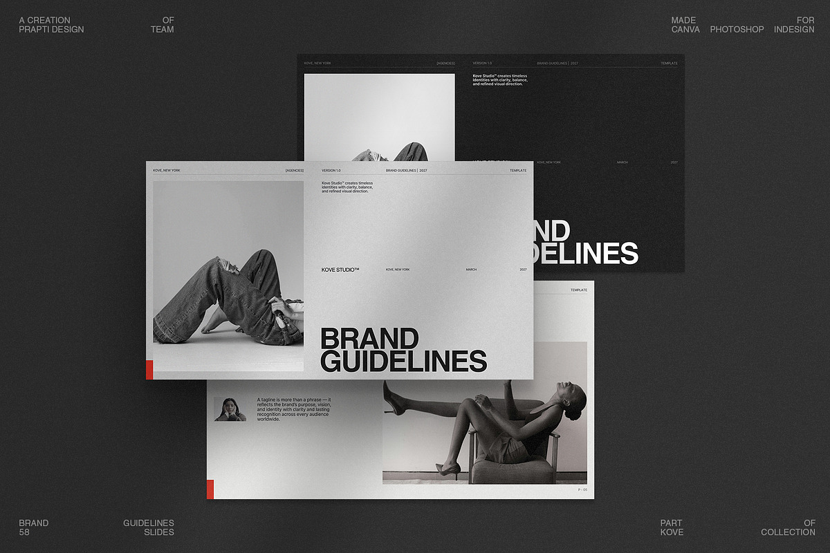 KOVE | Brand Guidelines Template, a Branding & Logo Template by Prapti Design (Photo 1 of 11)