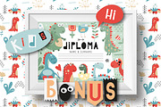Nursery Art Dinosaurs, an Animal Illustration by Nursery Art (Thumbnail 5 of 11)