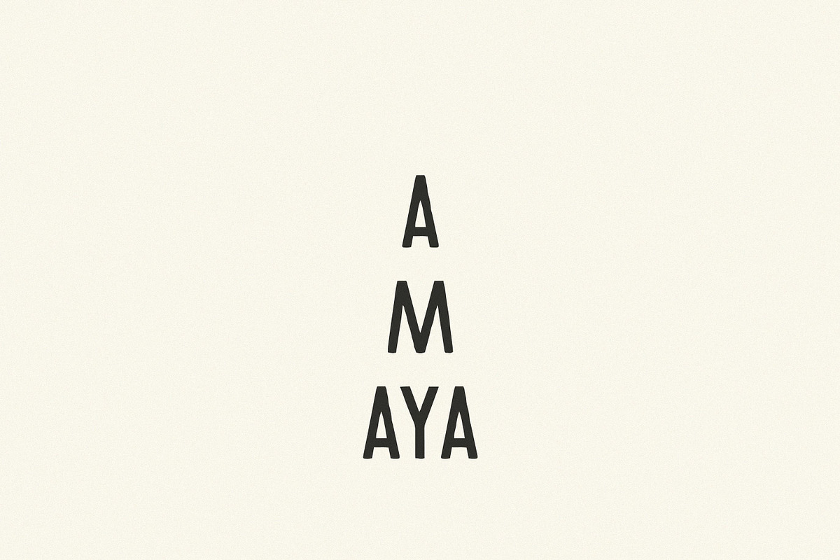 Amaya | A Tall Display Typeface, a Sans Serif Font by Taylor Penton (Photo 4 of 5)