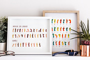 Sign Language bundle. ASL alphabet, an Education Illustration by ann_etc (Thumbnail 4 of 10)