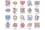 61 Bioengineering Round Icons, an Icon by Flat Icons (Thumbnail 3 of 4)