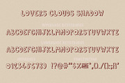 Lovers Clouds Layered Font, a Font by Anastasia Cuza (Thumbnail 7 of 10)
