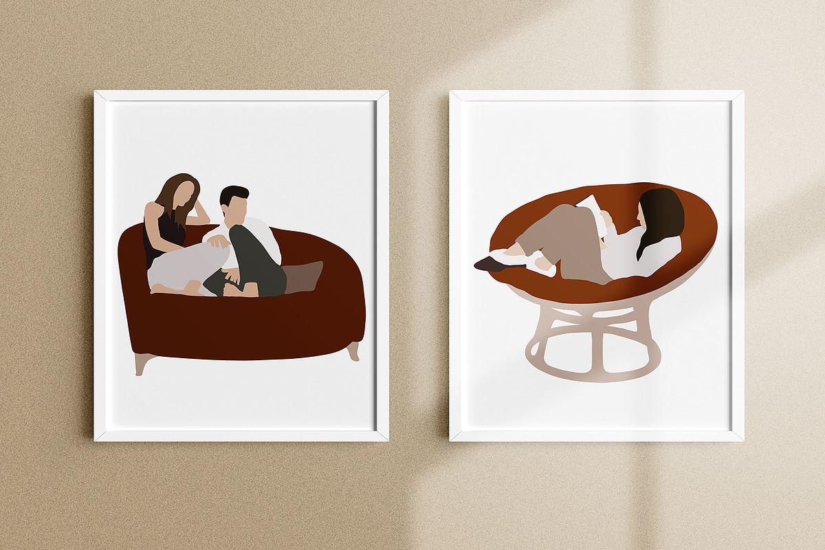 Reading & Resting People clipart, a Person Illustration by ApetekMarket (Photo 7 of 7)
