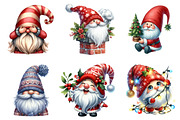 Red And White Gnome Clipart, an Illustration by SinaCreation (Thumbnail 3 of 7)