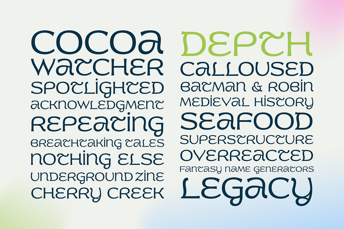 Heather, a Font by True Story Letterworks (Photo 5 of 10)