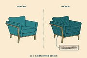 Distressed Textile Procreate Brushes, a Brush Add-On by Brian Ritter Design (Thumbnail 4 of 9)